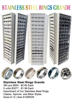 Stainless Steel Rings Grande